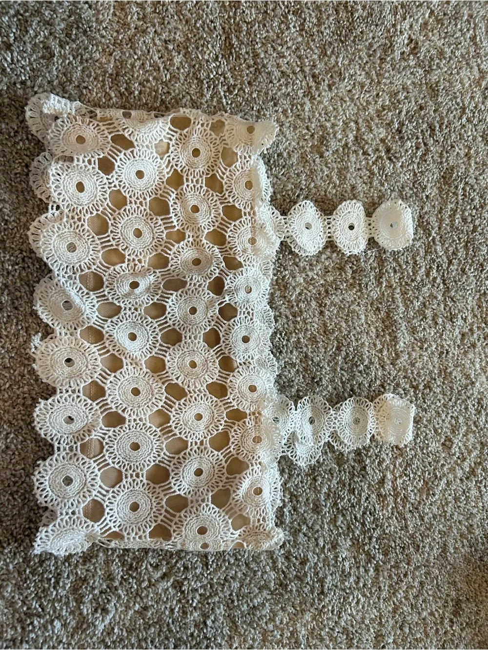 Evenuel NWT White Crochet Lace Tube Top - Women Accessories
